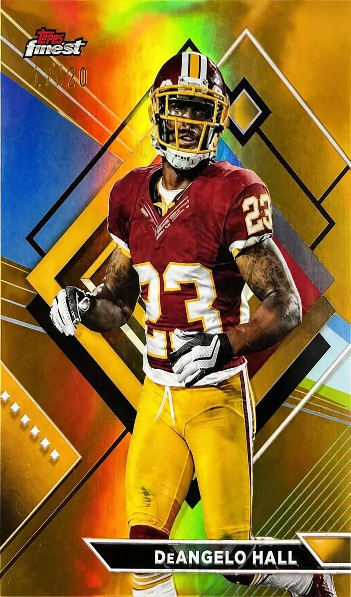 2023 Topps Composite Football Gold Refractor DeAngelo Hall #248