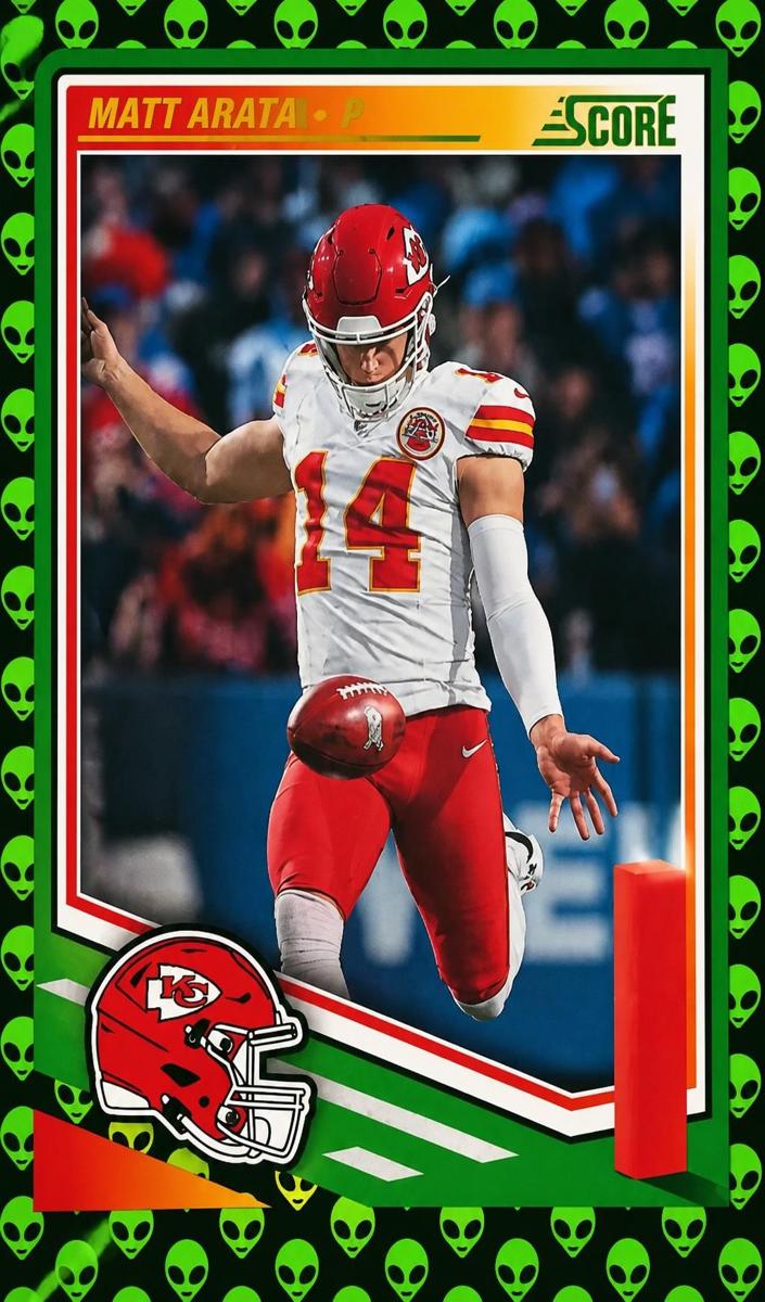 2025 Panini Score Football Matt Araiza #288