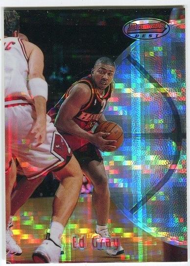 1997 Bowman's Best Basketball Atomic Refractor Ed Gray #119