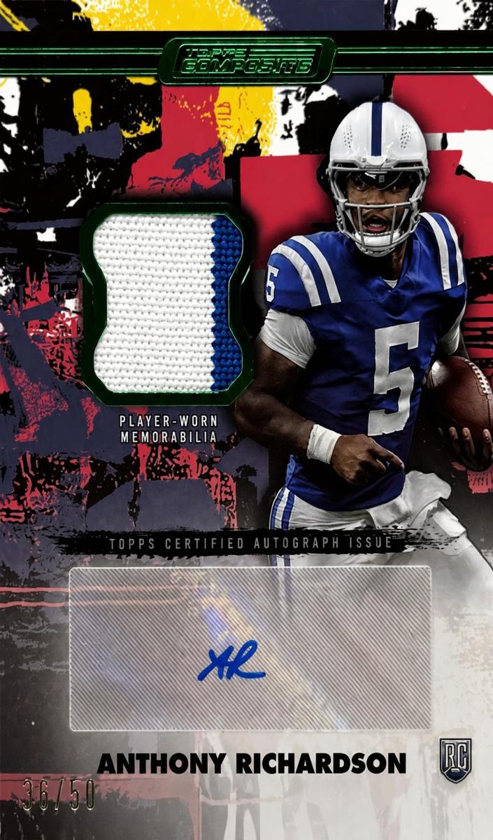 2023 Topps Composite Football Green Anthony Richardson #CPAV-AR