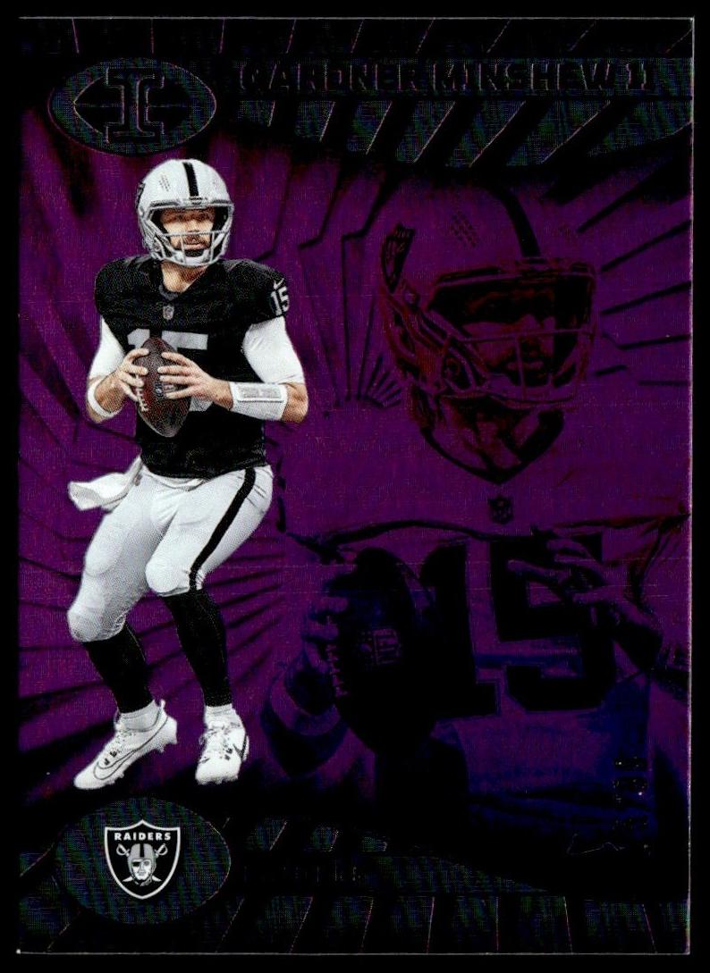 2024 Panini Illusions Football Purple Trophy Collection Gardner Minshew II #46