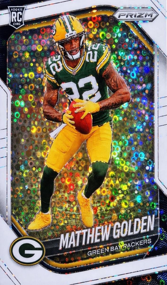 2025 Panini Prizm Football White Disco Matthew Golden #326 RAW Ungraded