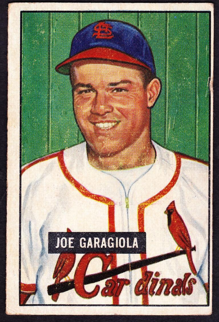 1951 Bowman Baseball Joe Garagiola #122 PSA 6