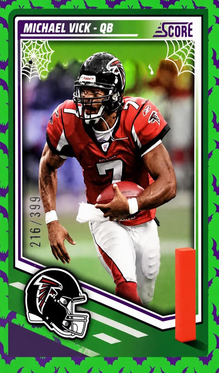 2025 Panini Score Football Trick or Treat Michael Vick #256