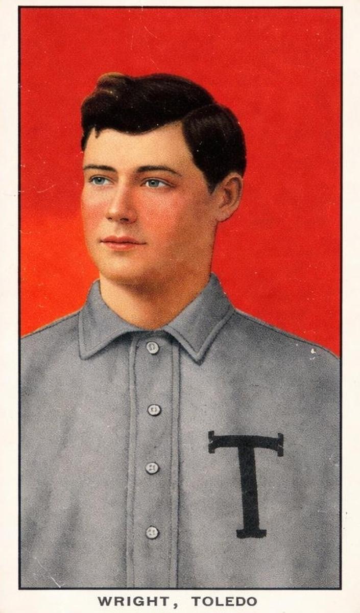 1909-11 T206 Baseball Lucky Wright #NNO