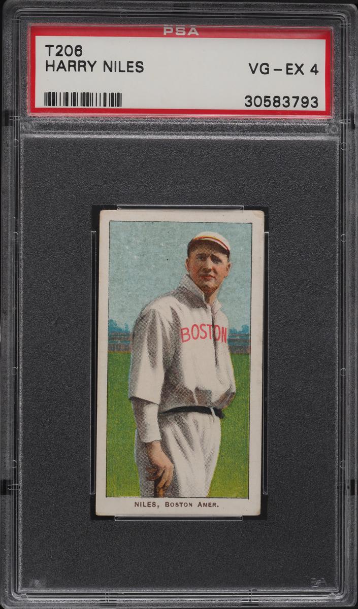 1909-11 T206 Baseball Harry Niles #NNO PSA 1