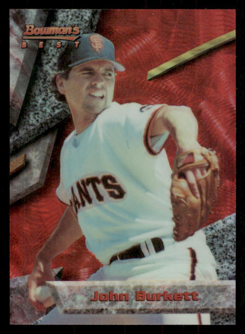 1994 Bowman's Best Baseball Refractor John Burkett #R28