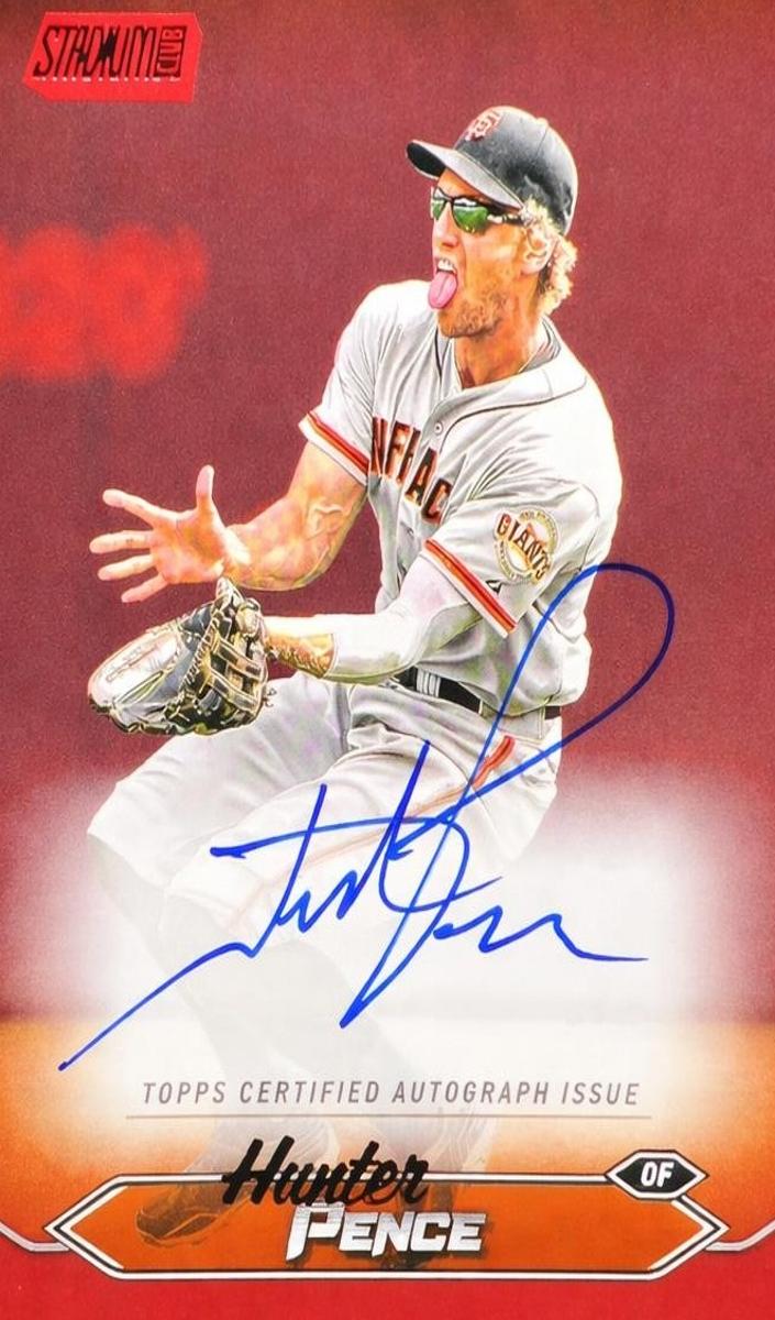 2024 Topps Stadium Club Baseball Black Foil Hunter Pence #SCBA-HP