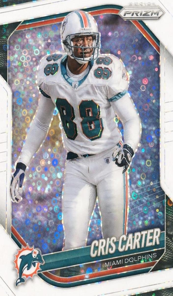 2025 Panini Prizm Football White Disco Cris Carter #214