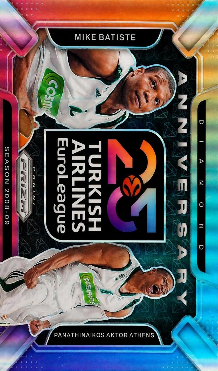 2024 Panini Prizm Turkish Airlines EuroLeague Basketball Mike Batiste #18