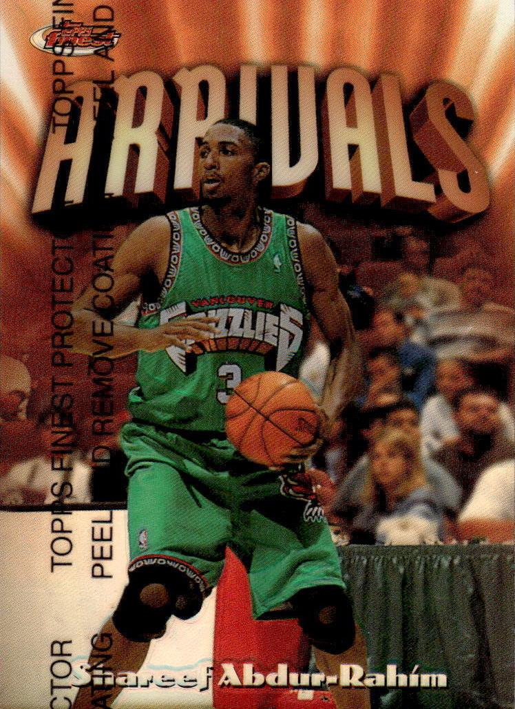 1997 Topps Finest Basketball Refractor Shareef Abdur-Rahim #225 BGS 8