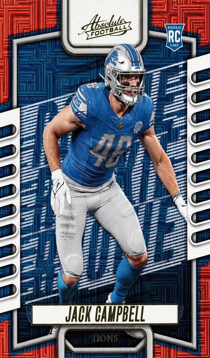 2023 Panini Absolute Football Red Squares Jack Campbell #154
