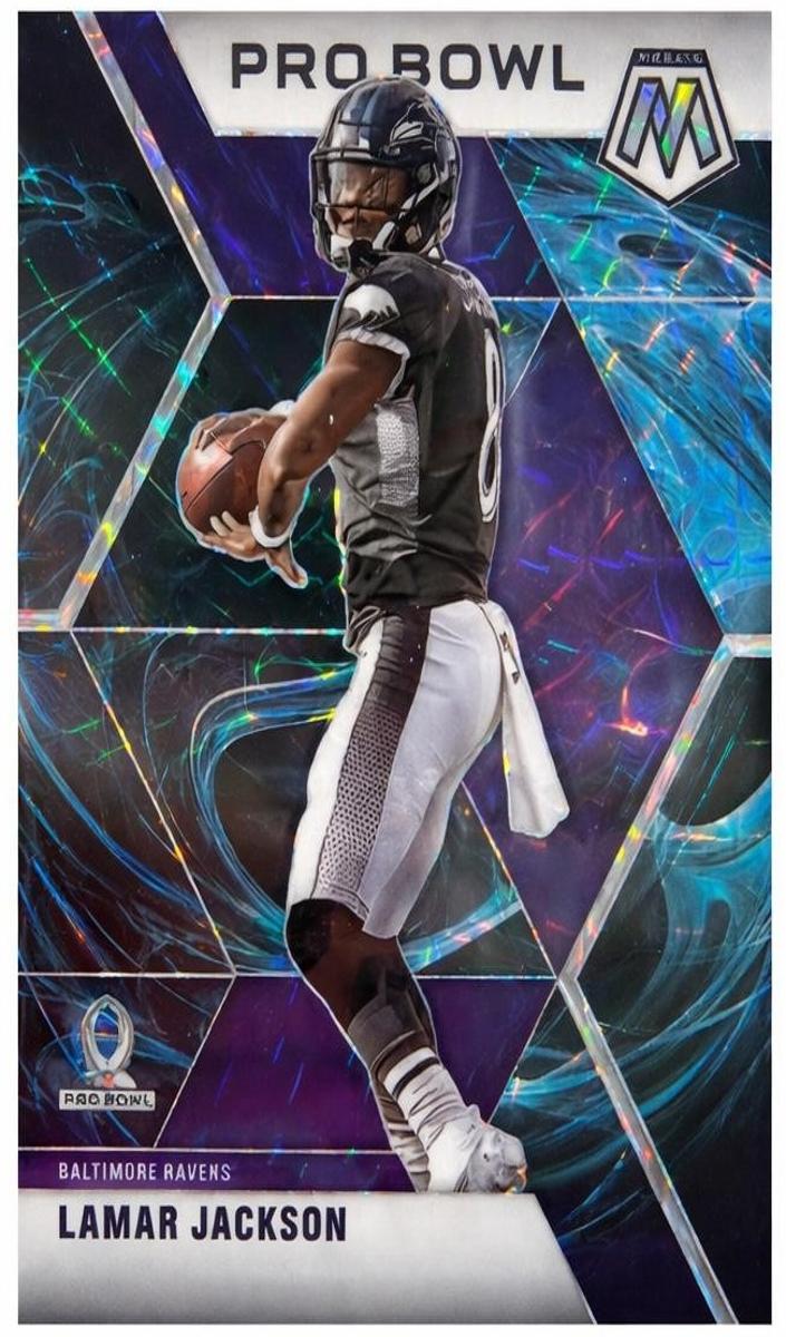 2020 Panini Mosaic Football Genesis Lamar Jackson #251 PSA 9