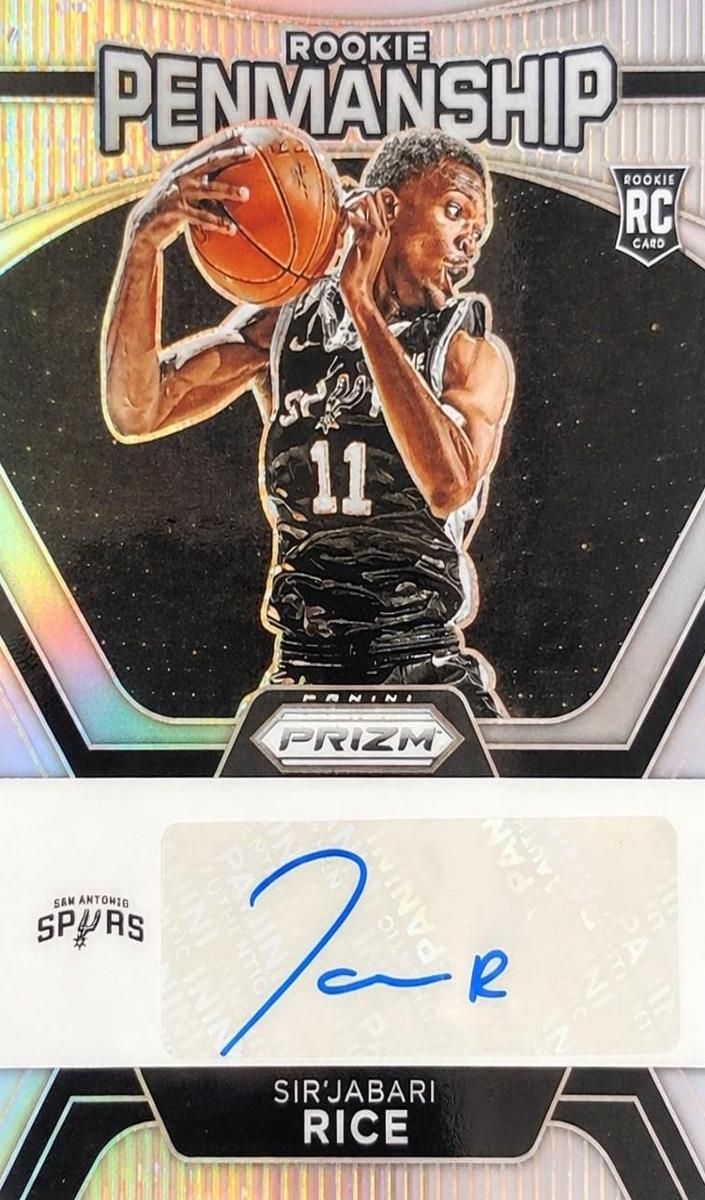 2023 Panini Prizm Basketball Silver Sir'Jabari Rice #RP-SJR