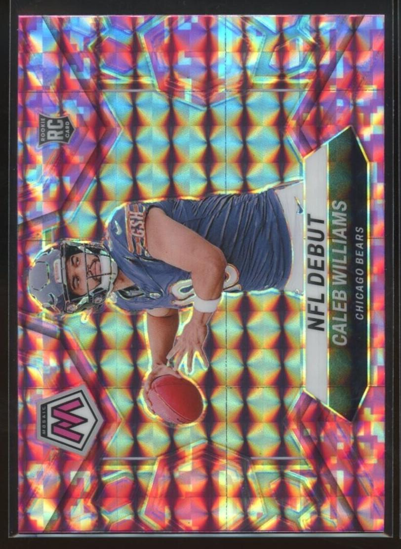 2024 Panini Mosaic Football Camo Pink Caleb Williams #289 SGC 10