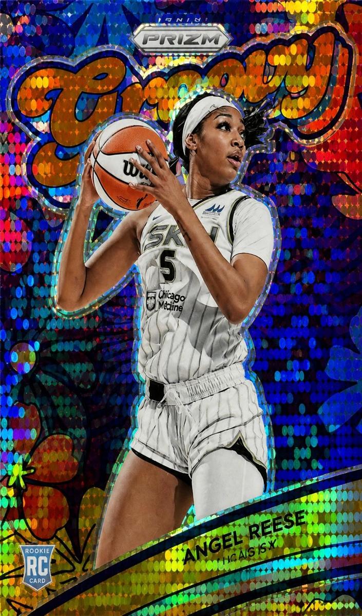 2024 Panini Prizm WNBA Basketball Orange Pulsar Angel Reese #12 PSA 10