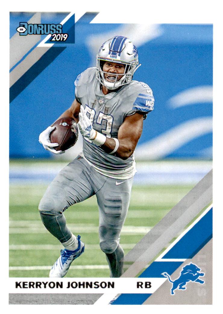 2019 Panini Donruss Football Kerryon Johnson #91