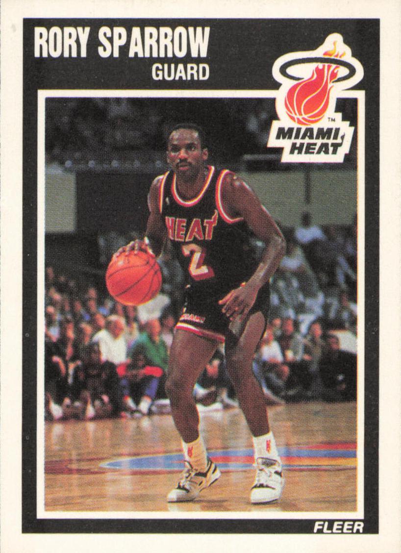 1989 Fleer Basketball Rory Sparrow #84 PSA 9