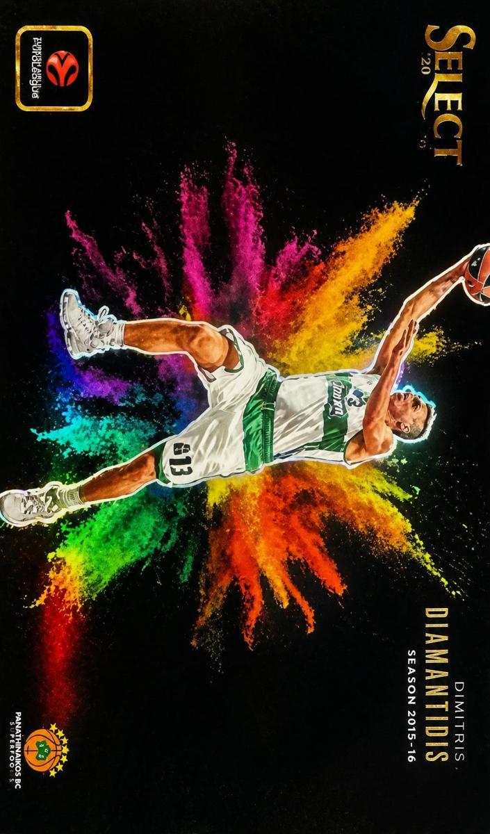 2025 Panini Select EuroLeague Basketball Dimitris Diamantidis #25
