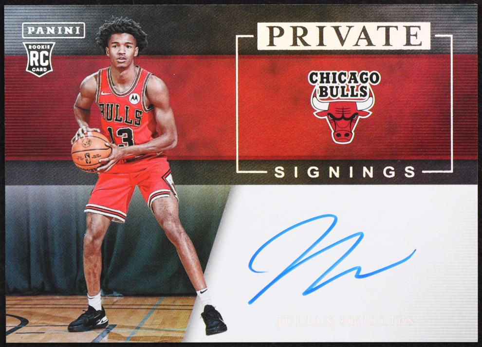 2023 Panini Private Signings Basketball Julian Phillips #PS-PLP