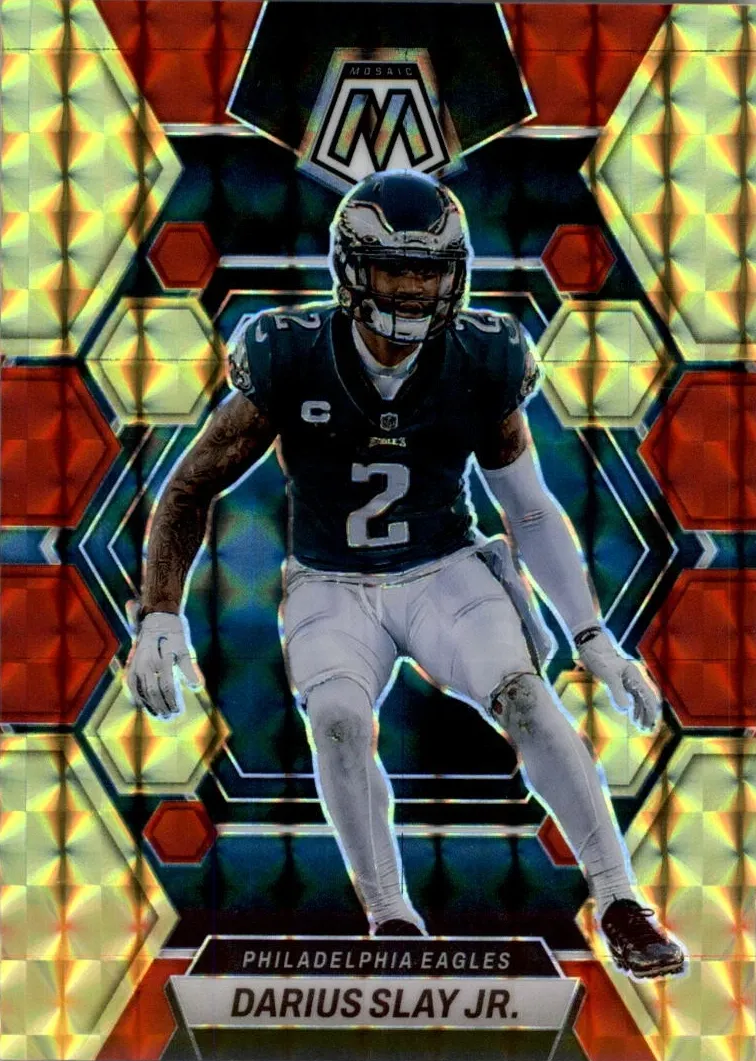 2023 Panini Mosaic Football Choice Fusion Red and Yellow Darius Slay Jr. #198