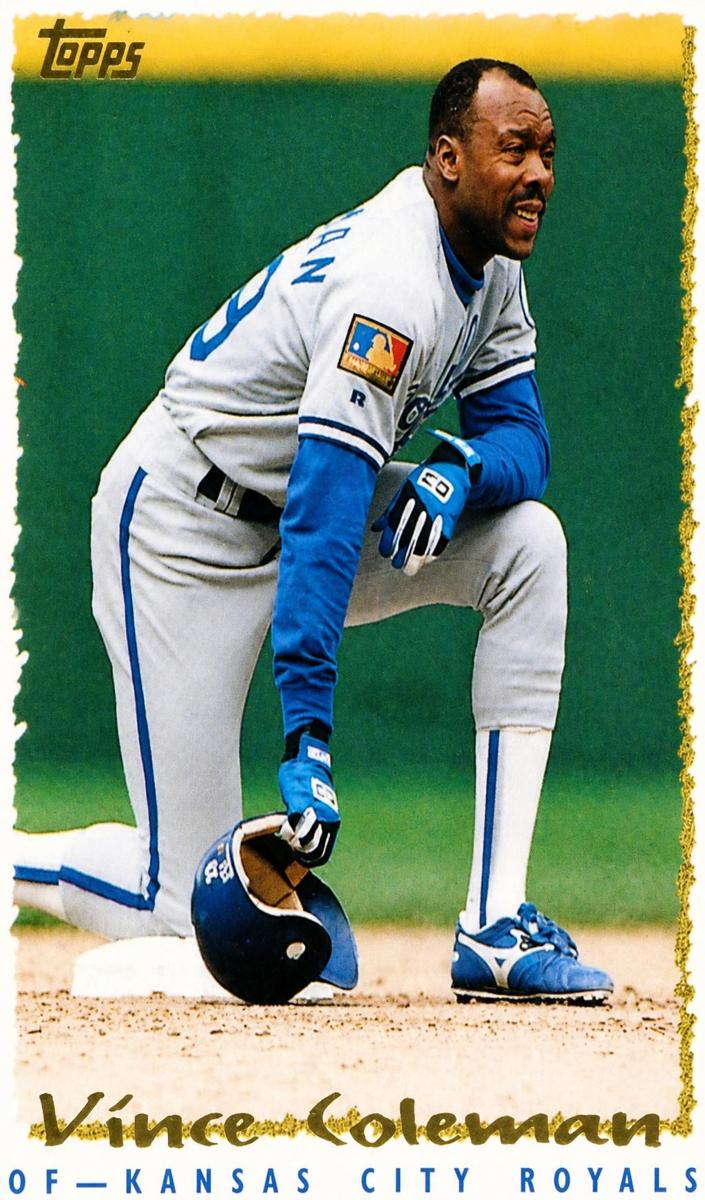 1995 Topps Baseball Vince Coleman #419