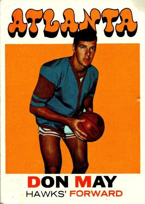 1971 Topps Basketball Don May #6 PSA 6