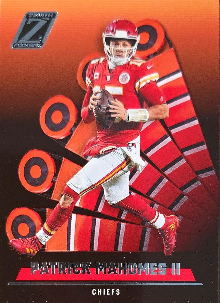 2022 Panini Zenith Football Base Retail Patrick Mahomes II #80