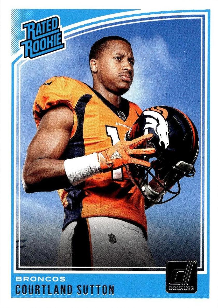 2018 Panini Donruss Football Courtland Sutton #312 PSA 10