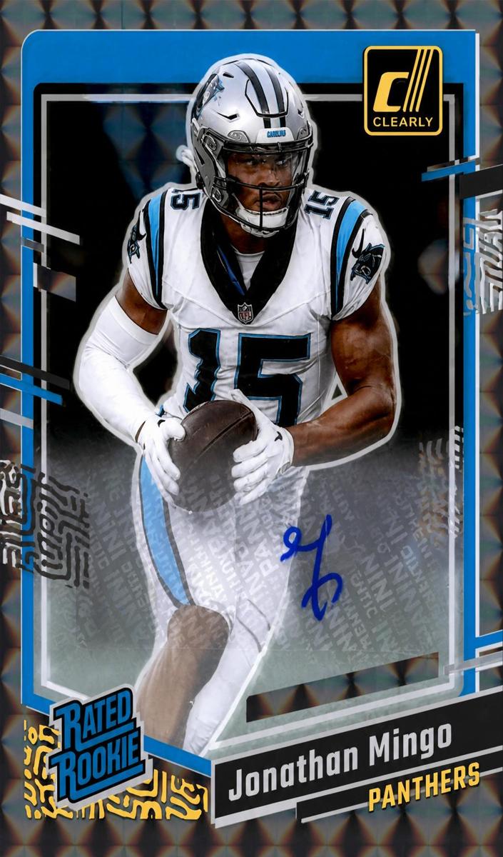 2023 Panini Clearly Donruss Football Holo Mosaic Jonathan Mingo #69