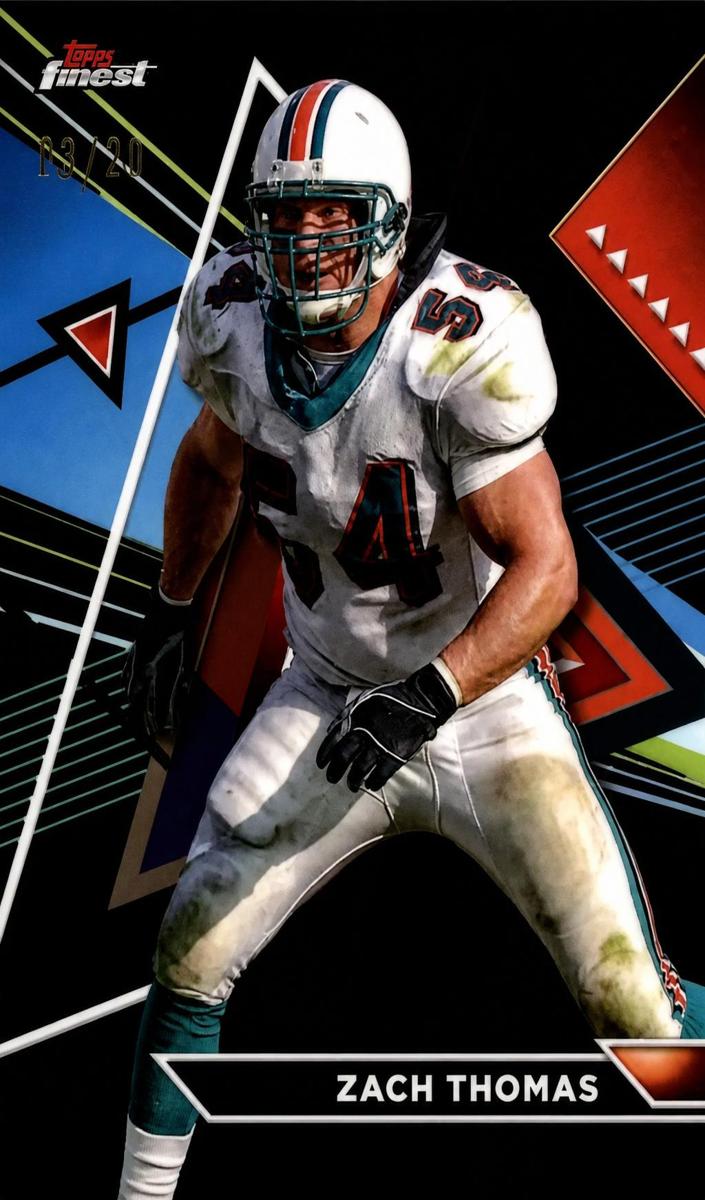 2023 Topps Composite Football Black Refractor Zach Thomas #209