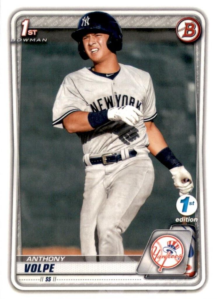 2020 Bowman 1st Edition Baseball Anthony Volpe #BFE-139 PSA 10