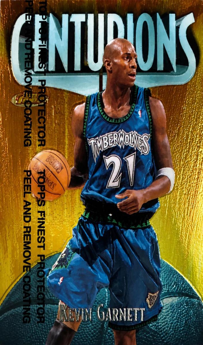 1998 Topps Finest Basketball Kevin Garnett #C12 PSA 10