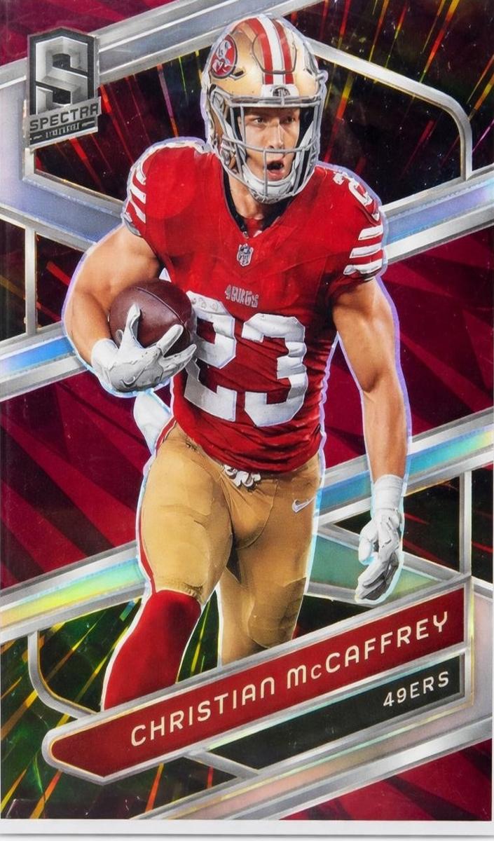 2024 Panini Spectra Football Hyper Christian McCaffrey #89