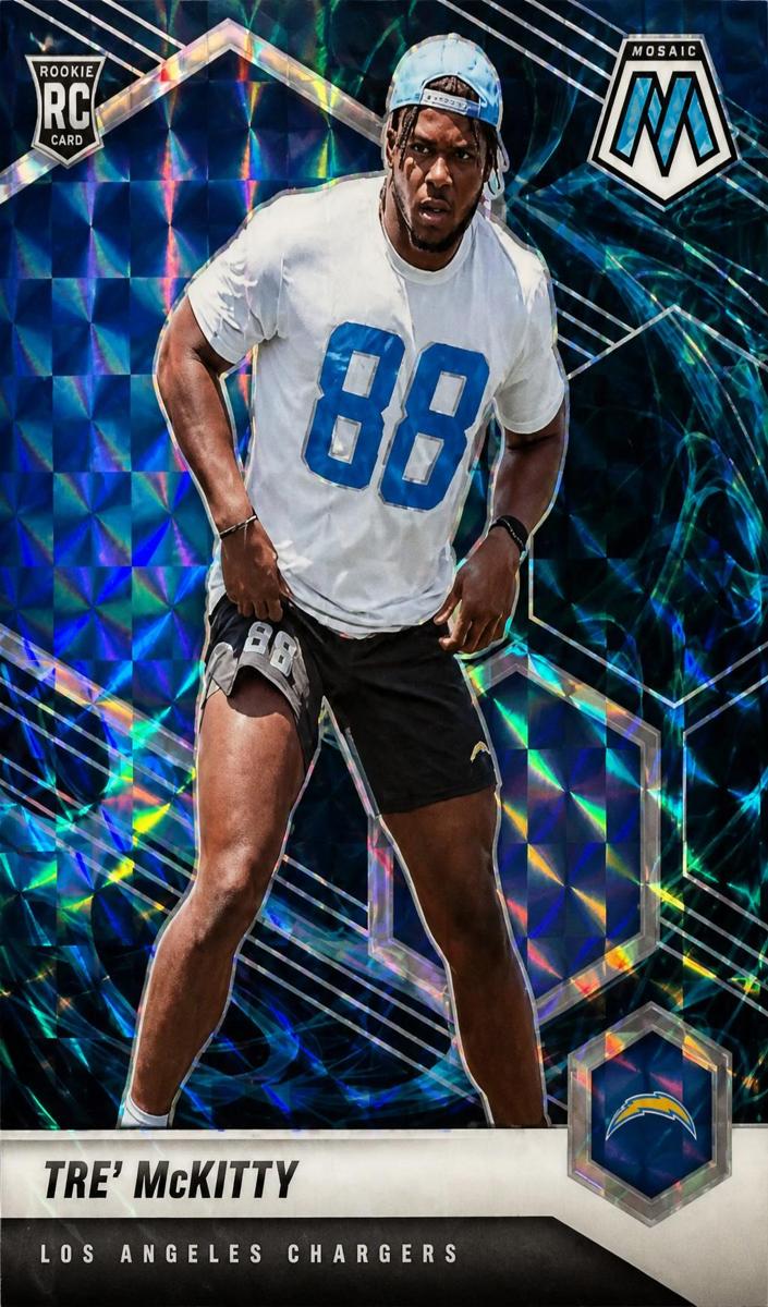 2021 Panini Mosaic Football Genesis Tre' McKitty #386