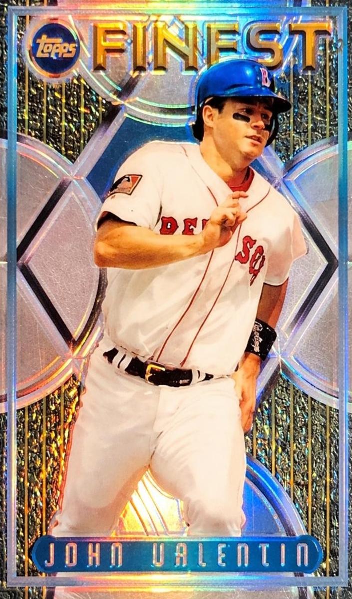 1995 Topps Finest Baseball Refractor John Valentin #53 PSA 9