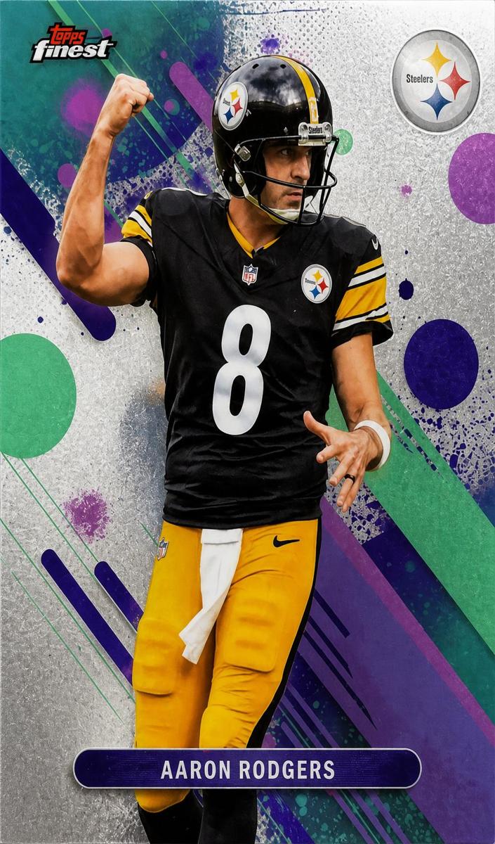 2025 Topps Finest Football Aaron Rodgers #64