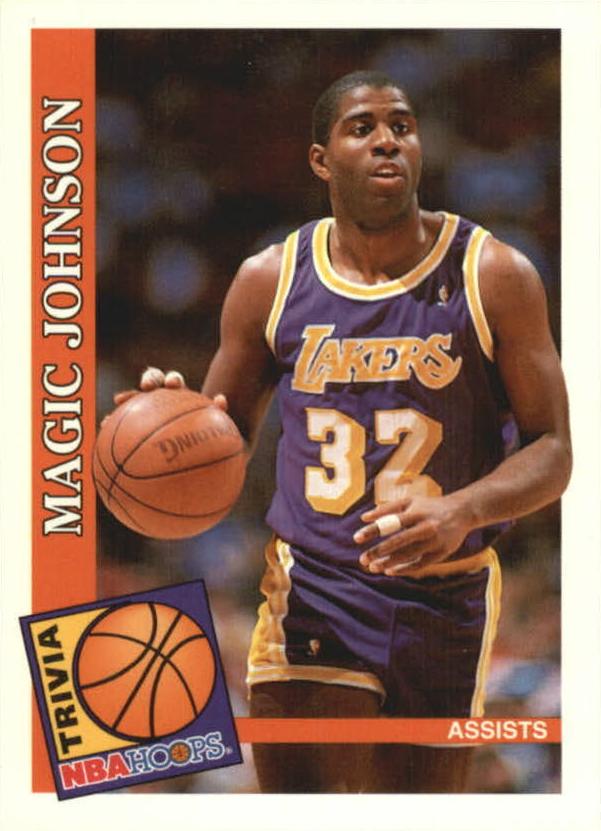 1992 Hoops Basketball Magic Johnson #482 PSA 9