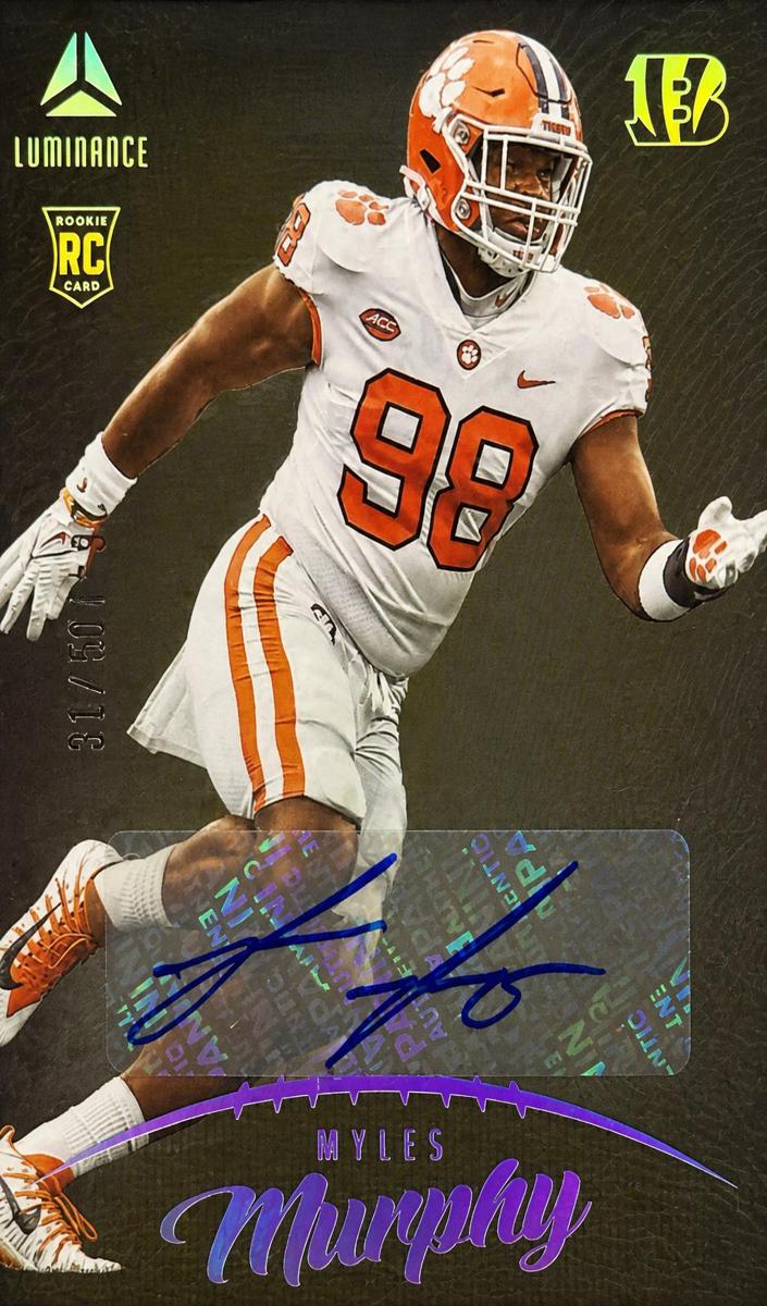 2023 Panini Luminance Football Myles Murphy #159 PSA 9