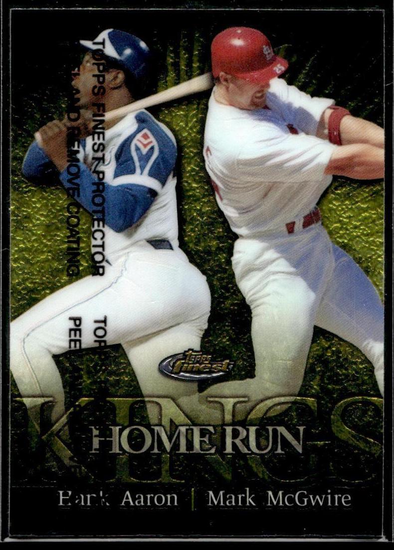 1999 Topps Finest Baseball Hank Aaron #300 PSA 10