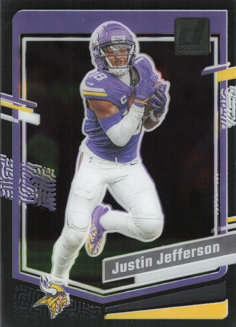 2023 Panini Clearly Donruss Football Justin Jefferson #34