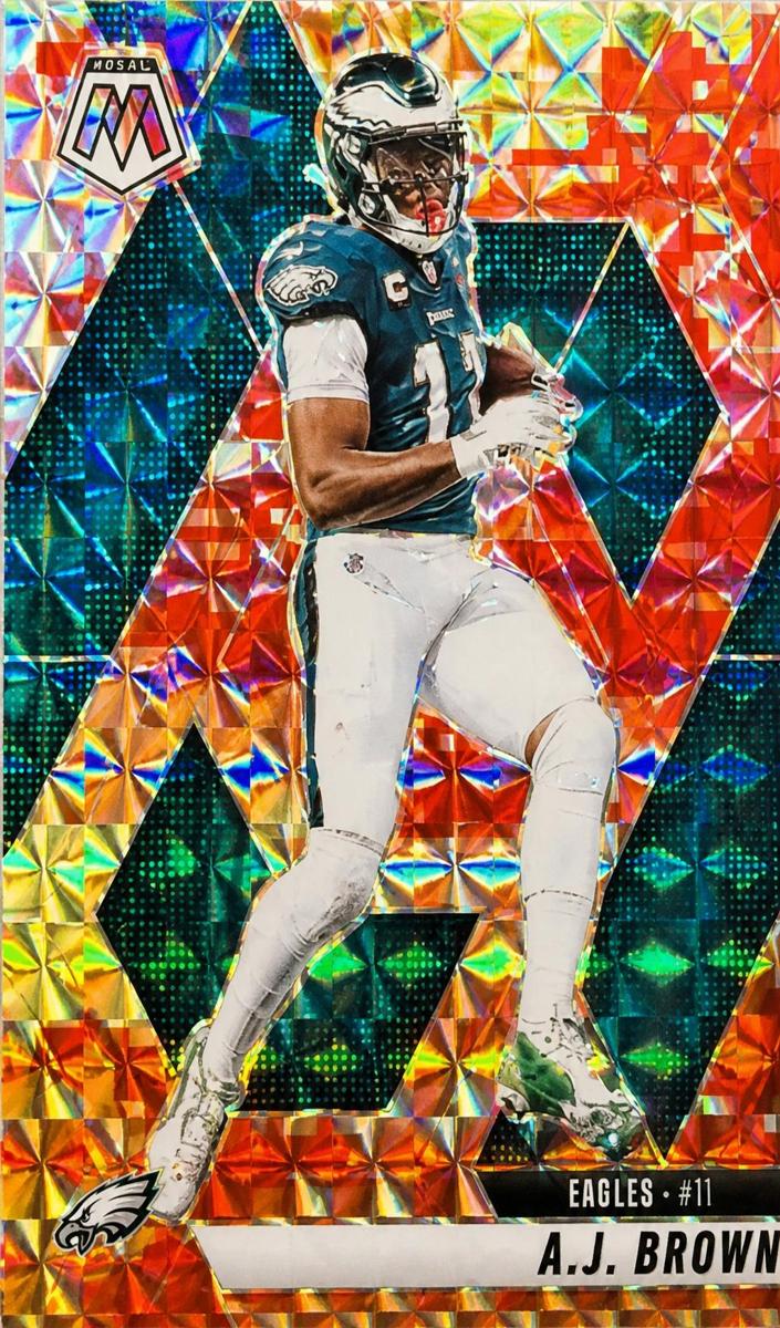 2025 Panini Mosaic Football Camo Red A.J. Brown #78
