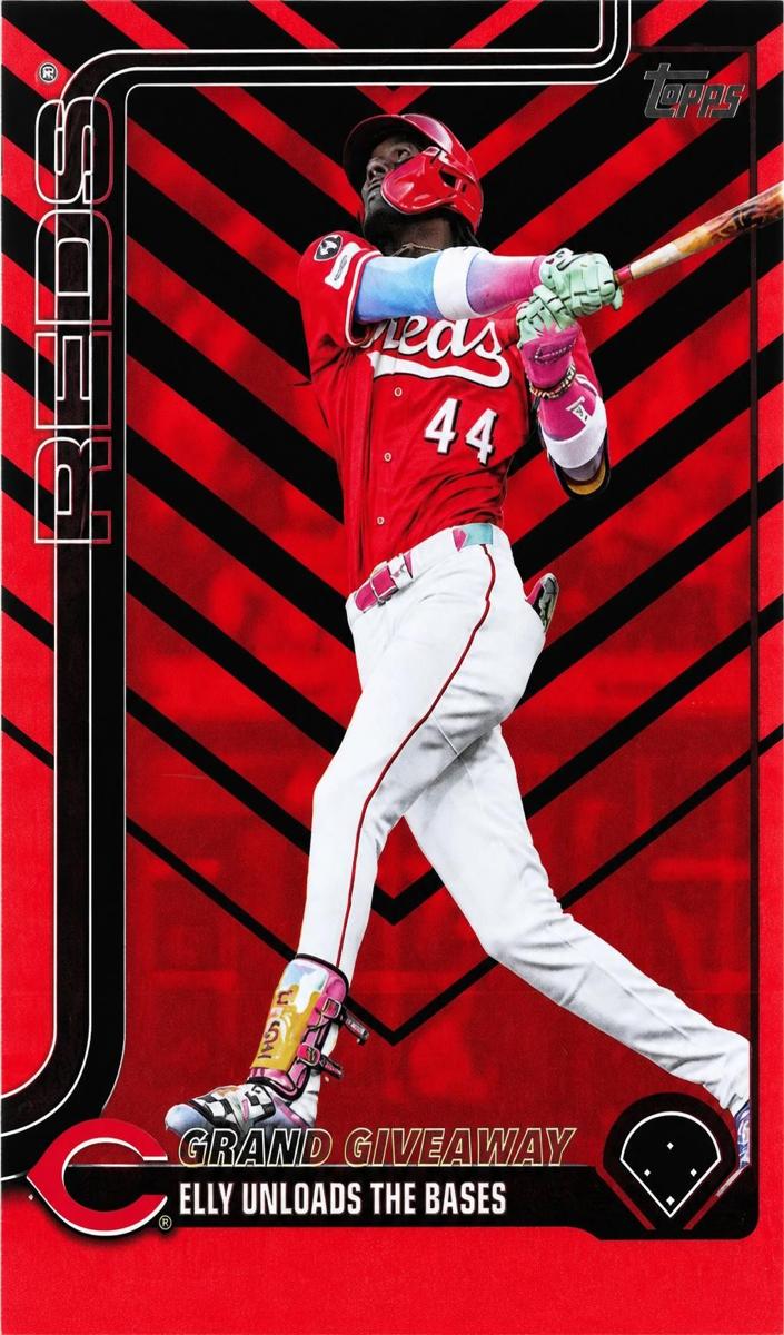 2025 Topps Update Baseball Holiday Elly De La Cruz #US235 PSA 9