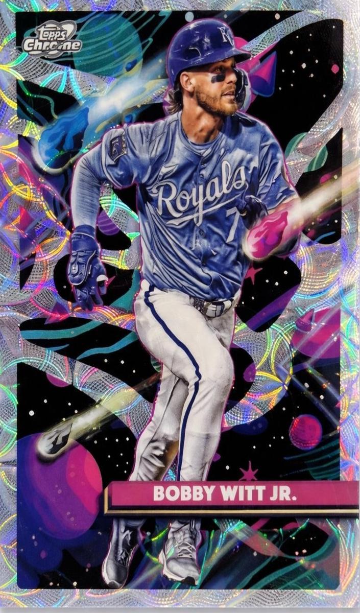 2025 Topps Cosmic Chrome Baseball Nucleus Refractor Bobby Witt Jr. #25