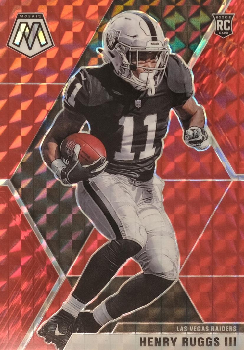 2020 Panini Mosaic Football Mosaic Red Henry Ruggs III #205