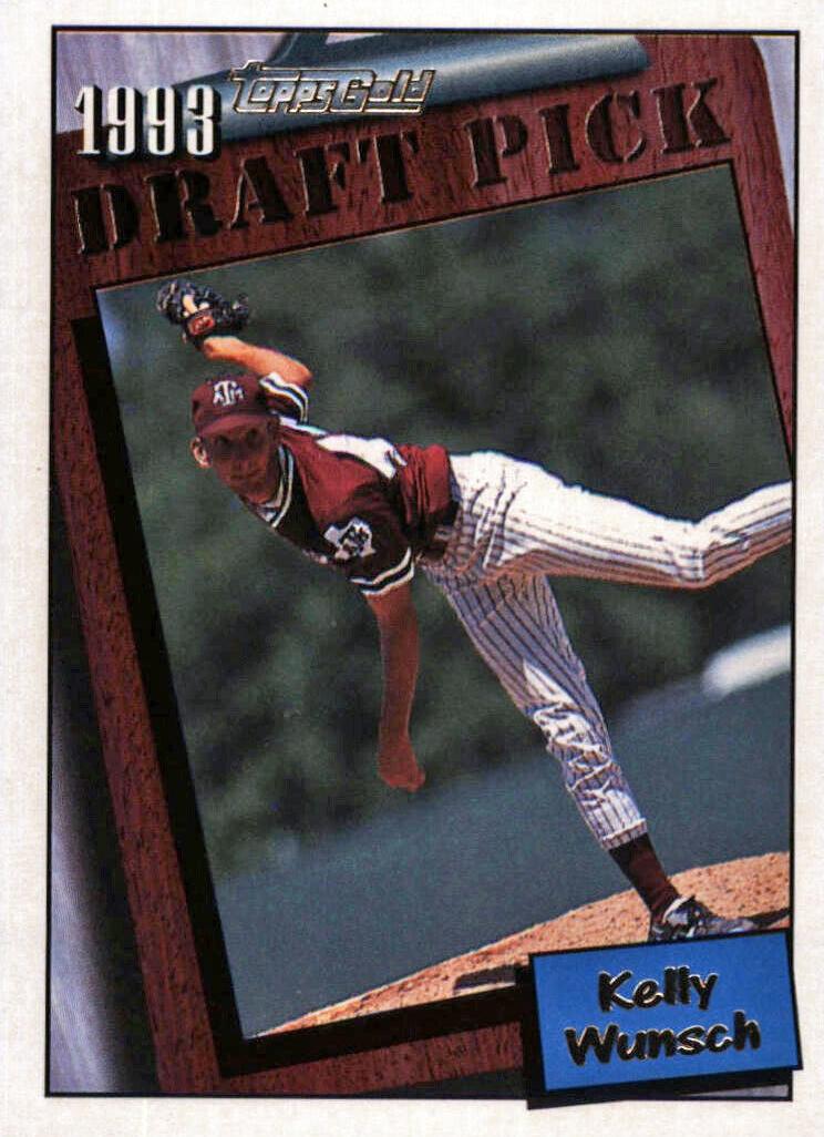 1994 Topps Baseball Gold Kelly Wunsch #210
