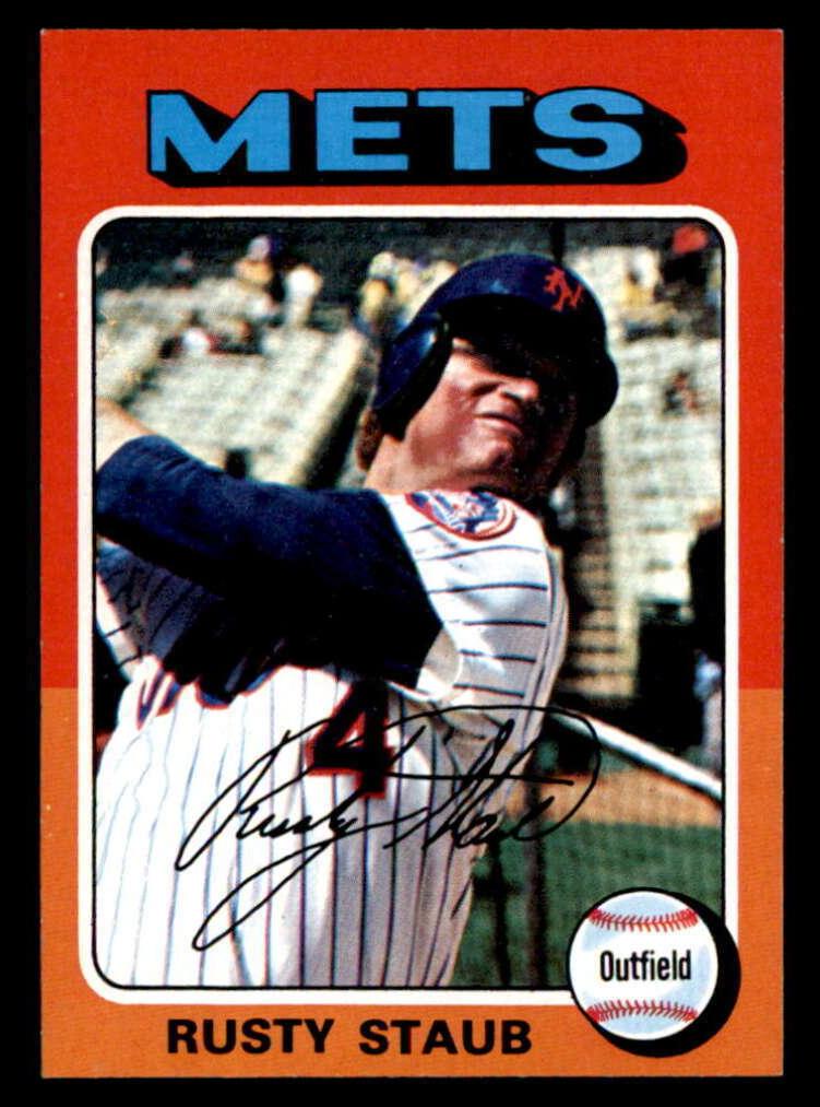 1975 Topps Mini Baseball Rusty Staub #90
