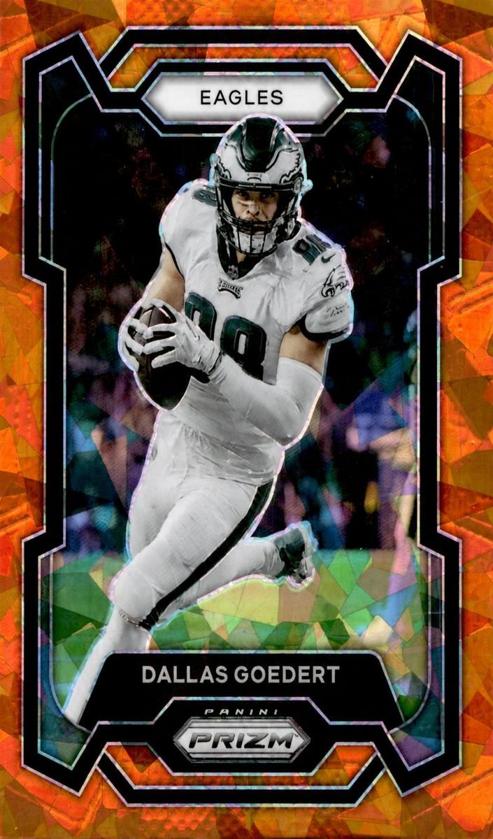 2023 Panini Prizm Football Orange Ice Dallas Goedert #238