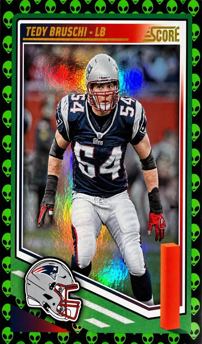 2025 Panini Score Football Extraterrestrial Tedy Bruschi #151
