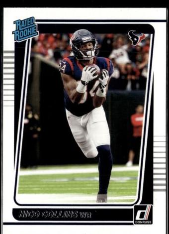 2021 Panini Donruss Football Nico Collins #280